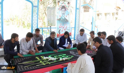 تجدید میثاق کارکنان، اساتید و دانشجویان دانشگاه فرهنگیان استان سیستان وبلوچستان با آرمان های شهدا