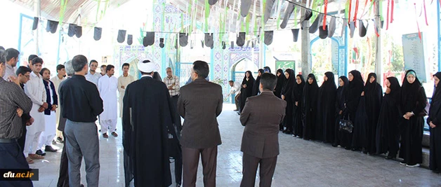 تجدید میثاق کارکنان، اساتید و دانشجویان دانشگاه فرهنگیان استان سیستان وبلوچستان با آرمان های شهدا 5