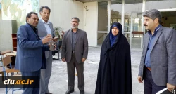 بازدید معاون دانشجویی دانشگاه از مرکز شهید بهشتی تهران 2