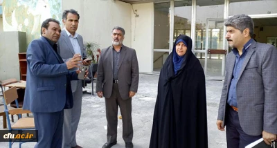 بازدید معاون دانشجویی دانشگاه از مرکز شهید بهشتی تهران