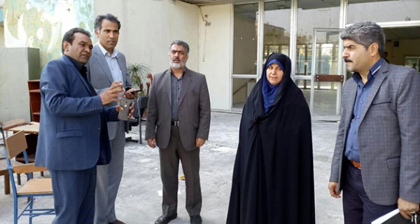 بازدید معاون دانشجویی دانشگاه از مرکز شهید بهشتی تهران 2