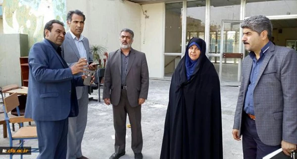 بازدید معاون دانشجویی دانشگاه از مرکز شهید بهشتی تهران 2