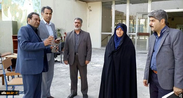 بازدید معاون دانشجویی دانشگاه از مرکز شهید بهشتی تهران 2