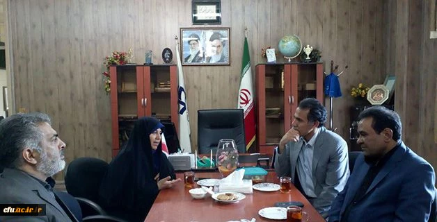 بازدید معاون دانشجویی دانشگاه از مرکز شهید بهشتی تهران 3