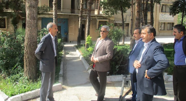 بازدید مدیر کل برنامه ریزی، خدمات و رفاه دانشجویی از پردیس های استان ایلام
 5