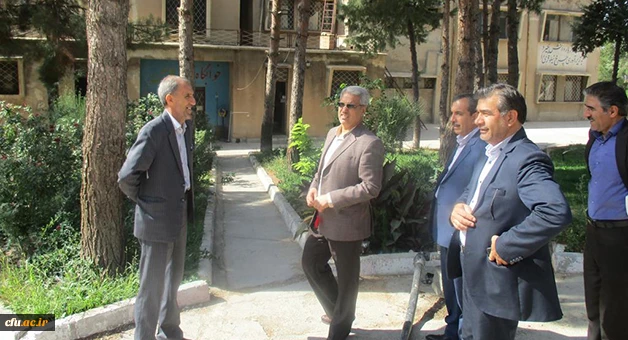 بازدید مدیر کل برنامه ریزی، خدمات و رفاه دانشجویی از پردیس های استان ایلام
 5