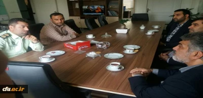 دیدار سرپرست دفتر مرکزی حراست با معاونت امنیت عمومی نیروی انتظامی استان تهران جهت بزرگداشت هفته نیروی انتظامی