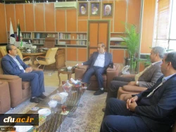 دیدار مدیر کل برنامه ریزی، خدمات و رفاه دانشجویی دانشگاه فرهنگیان با استاندار ایلام؛ 2