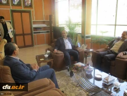 دیدار مدیر کل برنامه ریزی، خدمات و رفاه دانشجویی دانشگاه فرهنگیان با استاندار ایلام؛ 3
