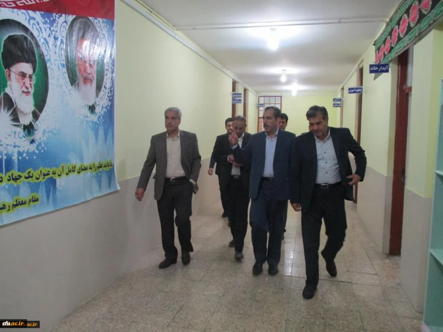 بازدید مدیر کل برنامه ریزی، خدمات و رفاه دانشجویی دانشگاه فرهنگیان از پردیس های ایلام 13