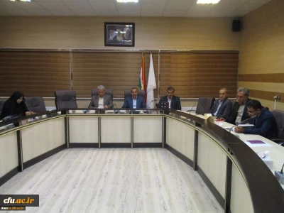 حضور آقای آقاخانی، مدیر کل برنامه ریزی، خدمات و رفاه دانشجویی، در جمع کارکنان دانشگاه فرهنگیان ایلام؛