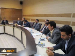 حضور آقای آقاخانی، مدیر کل برنامه ریزی، خدمات و رفاه دانشجویی، در جمع کارکنان دانشگاه فرهنگیان ایلام؛ 3