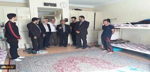 بازدید خوابگاه چمران1