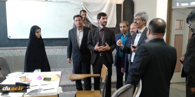 بازدید رئیس گروه آموزش های بلند مدت وزارت آموزش وپرورش ازرونده مصاحبه دانشگاه فرهنگیان سیستان وبلوچستان