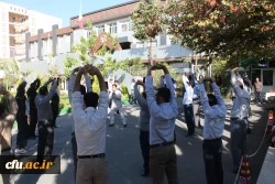 برگزاری ورزش صبحگاهی به مناسبت گرامیداشت هفته تربیت بدنی