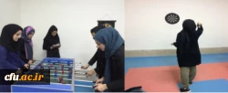 برگزاری مسابقات ورزشی به مناسبت هفته تربیت بدنی در پردیس الزهرا (س) استان سمنان
