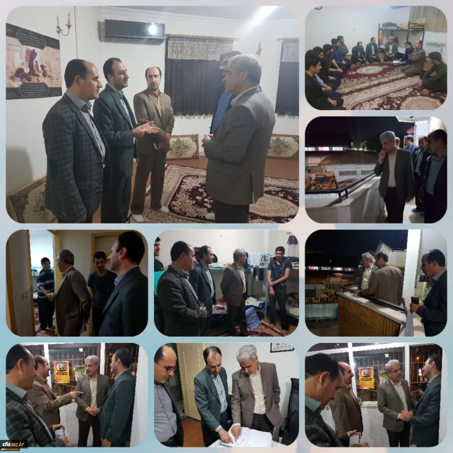 بازیدید مدیر کل برنامه ریزی، خدمات و رفاه دانشجویی از پردیس امام علی (ع) استان گیلان