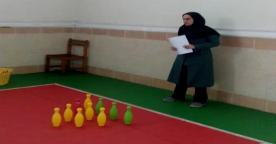 برگزاری مسابقات ورزشی به مناسبت هفته تربیت بدنی در پردیس بنت الهدی صدر استان گیلان