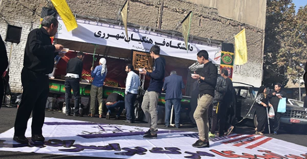 همایش میلیونی جاماندگان کاروان راهیان کربلا در شهر ری و برپایی موکب به همت دانشجومعلمان پردیس شهید مفتح شهرری 8