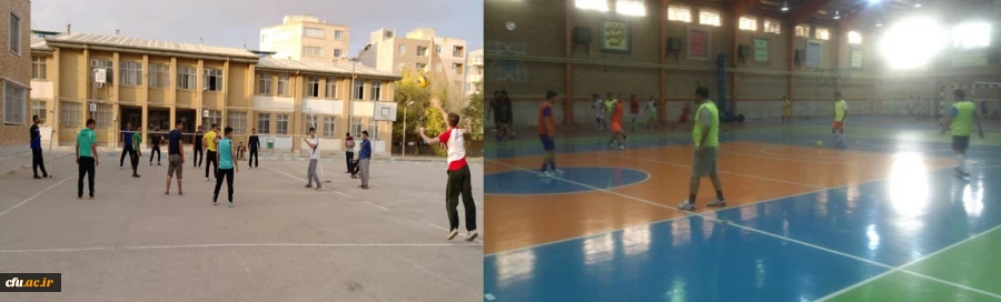 برگزاری مسابقات ورزشی به مناسبت هفته تربیت بدنی در پردیس های استان کرمانشاه