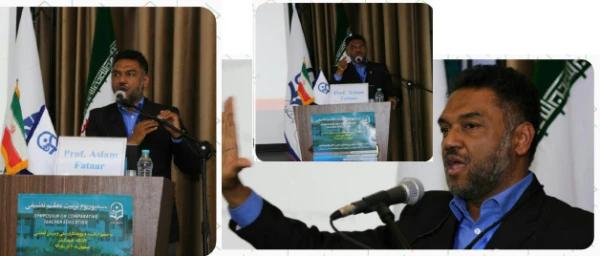 در نخستین سمپوزیوم تطبیقی تربیت معلم پروفسور اسلم فتار  تبیین کرد:

مطالعات تطبیقی تربیت معلم با محوریت دانشگاه، برنامه درسی و روش تدریس و ضرورت بالندگی معلم 2