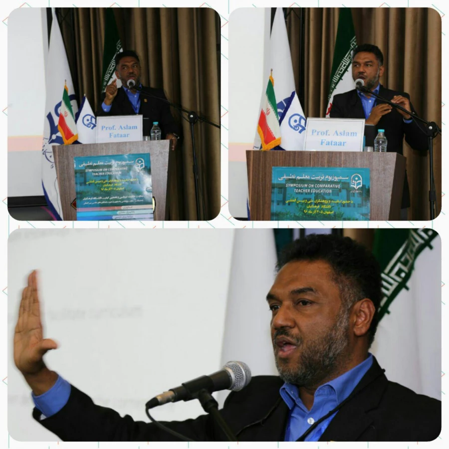 در نخستین سمپوزیوم تطبیقی تربیت معلم پروفسور اسلم فتار  تبیین کرد:

مطالعات تطبیقی تربیت معلم با محوریت دانشگاه، برنامه درسی و روش تدریس و ضرورت بالندگی معلم 2