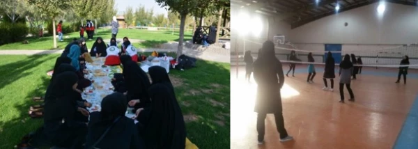 برگزاری مسابقات ورزشی به مناسبت هفته تربیت بدنی در پردیس های استان یزد