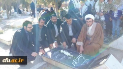 مدیران و دانشجویان دانشگاه فرهنگیان آذربایجان غربی با آرمان های والای شهدا و امام راحل تجدید میثاق کردند 2