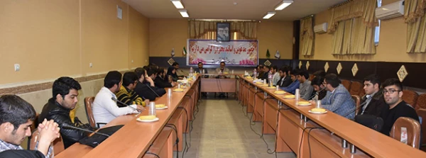 معارفه مسئول جدید حوزه بسیج دانشجویی پردیس شهید مفتح 2