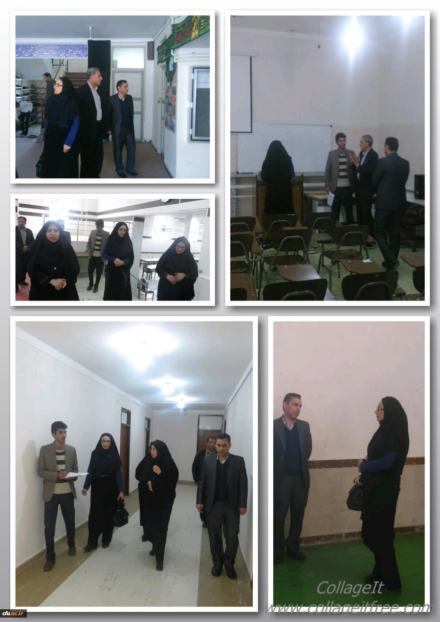 بازدید هیأت نظارت و ارزیابی آموزش عالی استان از پردیس    های دانشگاه فرهنگیان استان ایلام 2
