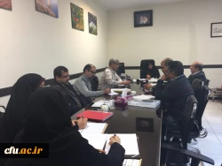 بررسی روش های مقابله با سوانح طبیعی و حوادث غیرمترقبه با حضور نمایندگان پژوهشکده سوانح طبیعی