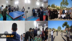 برگزاری مسابقات ورزشی به مناسبت هفته تربیت بدنی در پردیس شهید رجایی استان سمنان