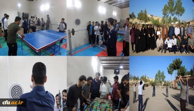 برگزاری مسابقات ورزشی به مناسبت هفته تربیت بدنی در پردیس شهید رجایی استان سمنان