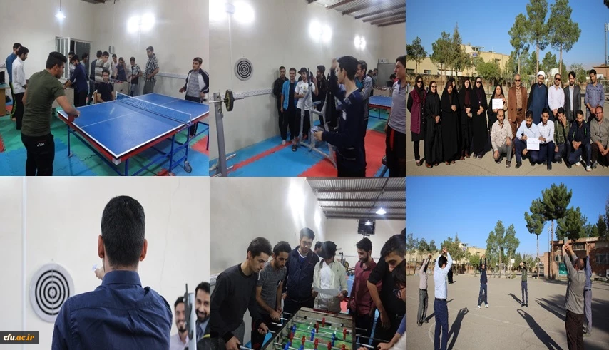 برگزاری مسابقات ورزشی به مناسبت هفته تربیت بدنی در پردیس شهید رجایی استان سمنان