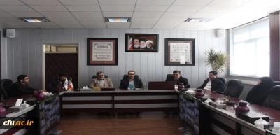 نشست صمیمی مشاور ریاست و مدیر کل دفتر مرکزی حراست با حراست های تابعه بصورت بر خط