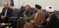 دیدار مسئول نهاد نمایندگی مقام معظم رهبری در سازمان مرکزی دانشگاه فرهنگیان با استاندار لرستان  2