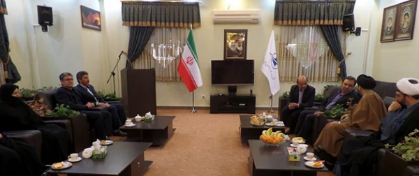 دیدار مسئول نهاد نمایندگی مقام معظم رهبری در سازمان مرکزی دانشگاه فرهنگیان با استاندار لرستان  4