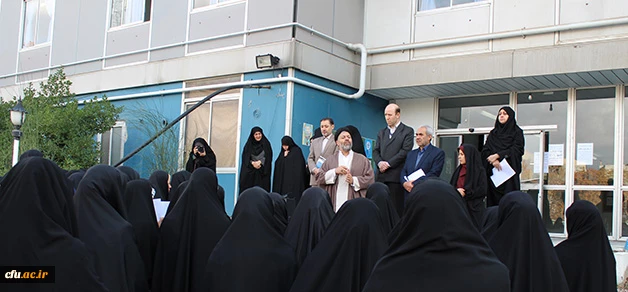 اعتراض دانشجومعلمان پردیس فاطمه الزهرا (س) تبریز بر علیه یاوه گویی های اخیر ترامپ و کشورهای بیگانه 2