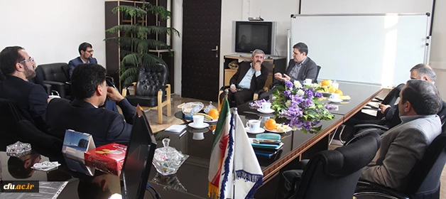 بازدید سرزده سرپرست دانشگاه فرهنگیان از معاونت های پژوهش و نظارت، ارزیابی و تضمین کیفیت 5