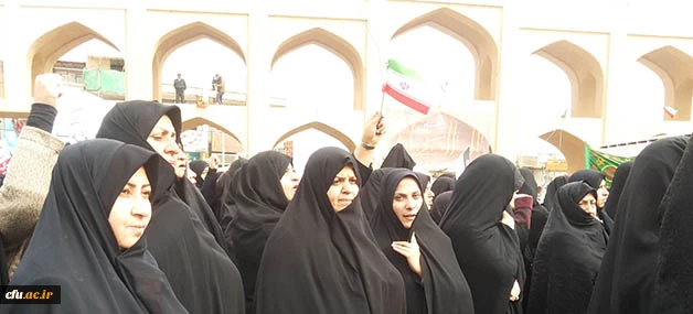 حضور پرشور دانشگاه فرهنگیان استان یزد در راهپیمایی وحدت 5