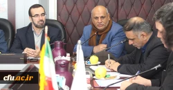 نماینده، فرماندار و مدیر آموزش و پرورش سراوان با سرپرست دانشگاه فرهنگیان دیدار کردند 7