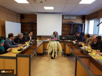 اولین نشست جناب آقای دکتر صفر زاده معاونت محترم فرهنگی و اجتماعی دانشگاه فرهنگیان با همکاران ستادی