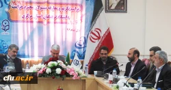 مراسم تکریم و معارفه مسئولان حراست پردیسهای استان مرکزی  2