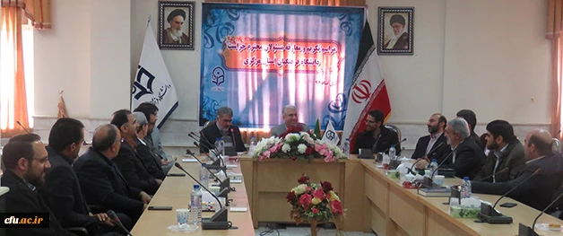 مراسم تکریم و معارفه مسئولان حراست پردیسهای استان مرکزی  3