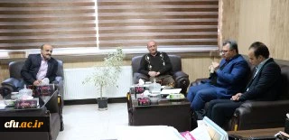 دیدار سرپرست مدیریت امور پردیس های استان قزوین بامسئولان بانک تجارت استان