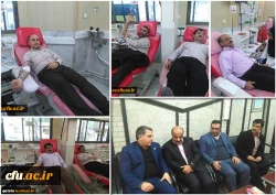 اهداء خون جمعی از کارکنان دانشگاه فرهنگیان استان قزوین 2