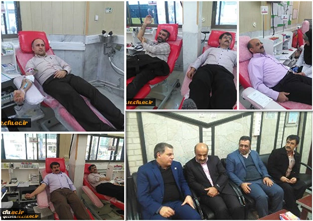 اهداء خون جمعی از کارکنان دانشگاه فرهنگیان استان قزوین 2