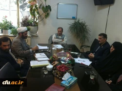 نشست صمیمی معاون محترم فرهنگی و اجتماعی جناب آقای صفر زاده با همکاران سه اداره کل  4