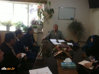 نشست همکاران دفتر اموراجتماعی با معاون محترم فرهنگی و اجتماعی جناب آقای دکتز صفرزاده