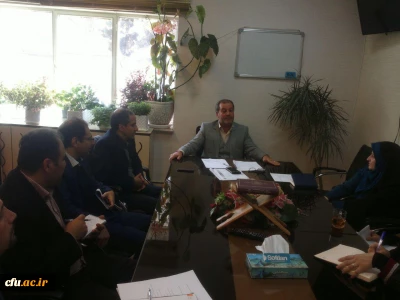 نشست همکاران دفتر اموراجتماعی با معاون محترم فرهنگی و اجتماعی جناب آقای دکتر صفرزاده